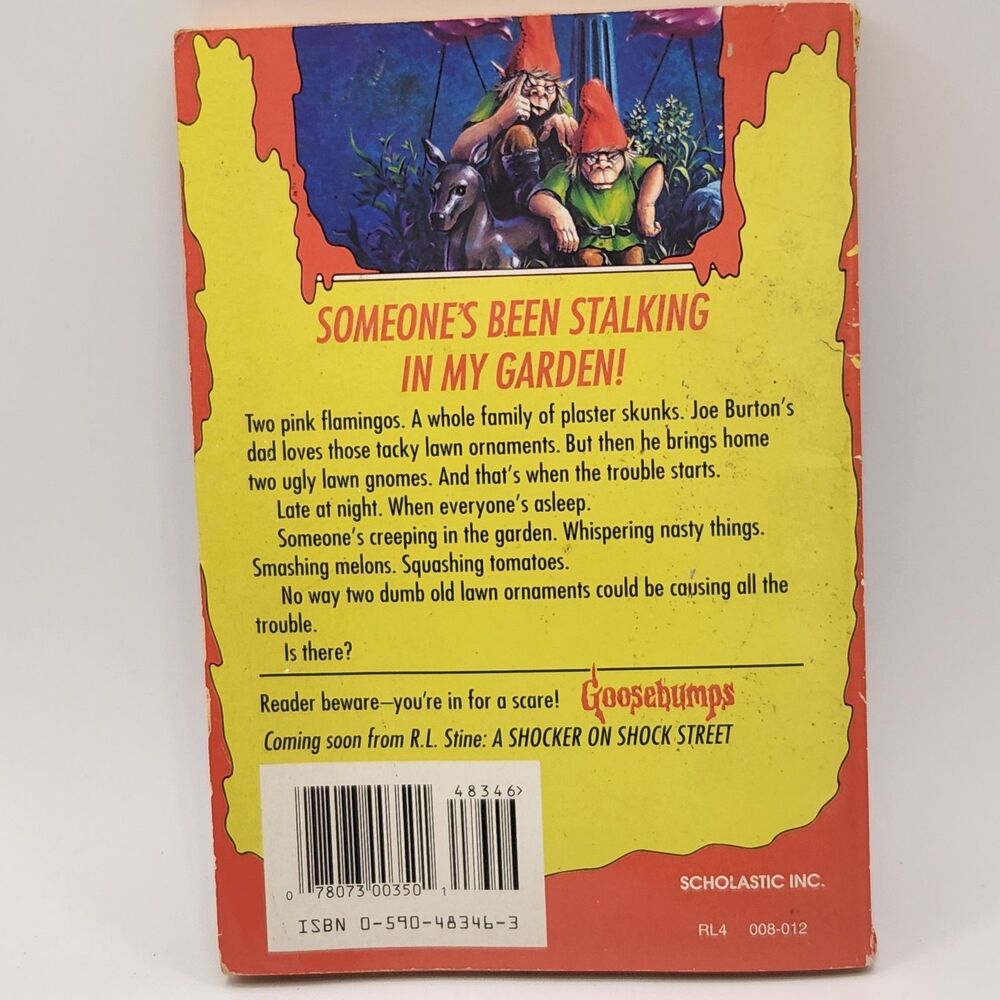 Goosebumps - Revenge of the Lawn Gnomes - #34 Paperback Book 1995 First Print - Picture 2 of 6